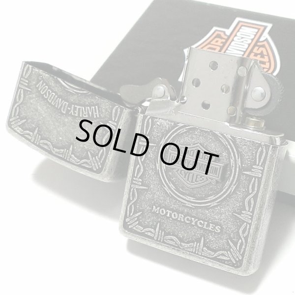 画像5: ZIPPO ライター ハーレーダビッドソン ジッポ アンティーク シルバー 古美バレル仕上げ 彫刻 かっこいい 日本限定モデル メタル おしゃれ メンズ ギフト プレゼント (5)