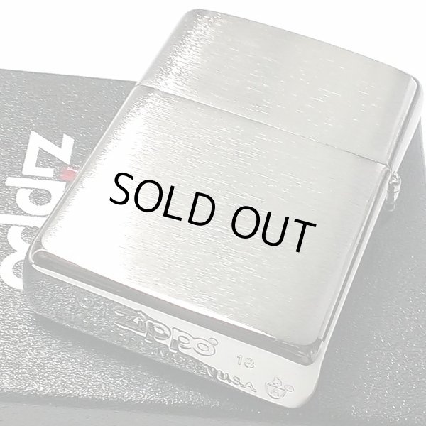 画像3: ZIPPO アーマー ジッポ ライター シルバーサテン シンプル 無地 重厚モデル かっこいい メンズ レディース 女性 プレゼント ギフト (3)