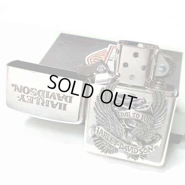 画像4: ZIPPO ハーレーダビッドソン ジッポ ライター シルバー ビッグメタル イーグル 鷲 HARLEY-DAVIDSON 日本国内限定モデル かっこいい メンズ ギフト (4)