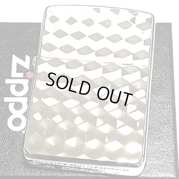 画像2: ZIPPO ライター アーマー プラチナシルバー ハニーコンボ 両面加工 六角形 ライター かっこいい 深彫り おしゃれ 重厚 メンズ レディース ギフト プレゼント (2)