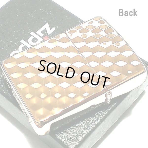 画像3: ZIPPO ライター アーマー プラチナシルバー ハニーコンボ 両面加工 六角形 ライター かっこいい 深彫り おしゃれ 重厚 メンズ レディース ギフト プレゼント (3)