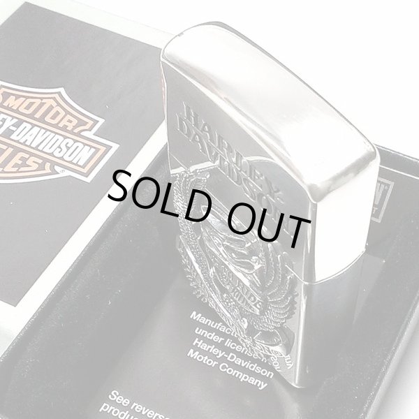 画像6: ZIPPO ハーレーダビッドソン ジッポ ライター シルバー ビッグメタル イーグル 鷲 HARLEY-DAVIDSON 日本国内限定モデル かっこいい メンズ ギフト (6)