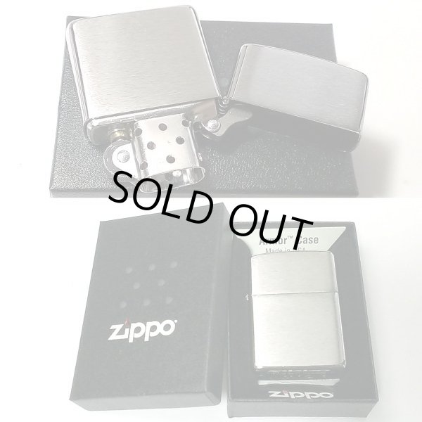 画像5: ZIPPO アーマー ジッポ ライター シルバーサテン シンプル 無地 重厚モデル かっこいい メンズ レディース 女性 プレゼント ギフト (5)