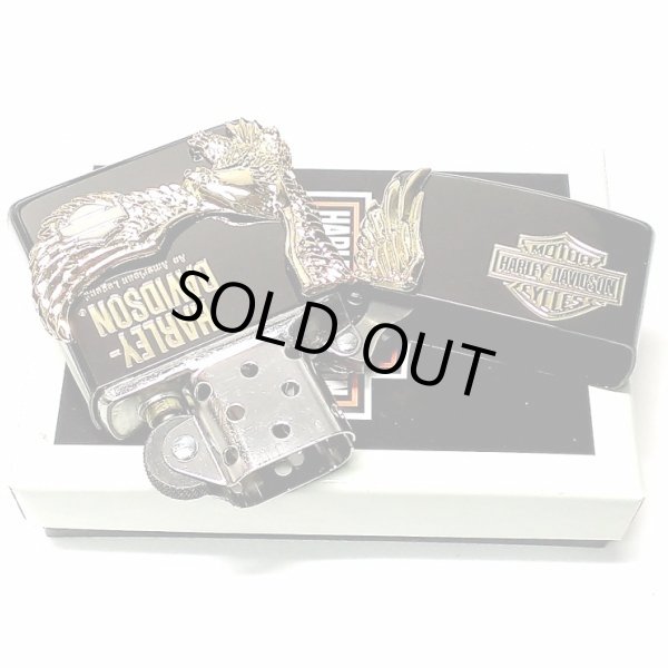 画像6: ZIPPO ライター ハーレーダビッドソン ジッポ イオンブラック ゴールドメタル 黒 金 イーグル 日本国内限定モデル かっこいい おしゃれ ジッポー ギフト (6)