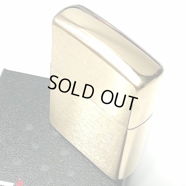 画像4: ZIPPO アーマー ジッポ ライター ゴールドサテン ブラス シンプル 無地 金タンク 重厚モデル かっこいい メンズ プレゼント ギフト (4)