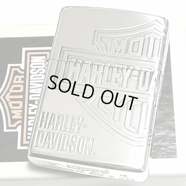 画像3: ZIPPO ライター ハーレーダビッドソン ジッポ ロゴデザイン3面彫刻 シルバー燻し かっこいい 日本限定モデルジッポー おしゃれ メンズ ギフト プレゼント (3)
