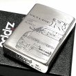 画像7: ZIPPO スカイラインGT-R 生誕50周年記念 ジッポ 車 ライター R33 限定 日産公認モデル GTR-BCNR33 シリアル入り シルバーイブシ 両面加工 かっこいい メンズ ギフト プレゼント (7)