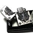 画像4: ZIPPO メタルジャケット 超重厚 ジッポ ライター クロス シルバー 彫刻 5面デザイン 艶消し 銀 メンズ アクセサリー 十字架 かっこいい 高級感 プレゼント ギフト (4)