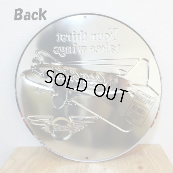 画像3: ブリキ看板 コカコーラ ロゴ 飛行機 アンティーク ガレージ プレート 壁飾り 正規ライセンス品 アメリカン 雑貨 インテリア おしゃれ 可愛い サーファー カフェ 店舗 (3)