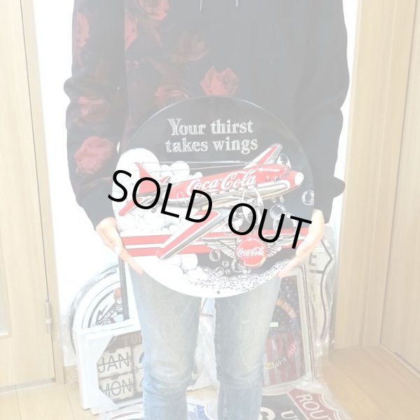 画像5: ブリキ看板 コカコーラ ロゴ 飛行機 アンティーク ガレージ プレート 壁飾り 正規ライセンス品 アメリカン 雑貨 インテリア おしゃれ 可愛い サーファー カフェ 店舗 (5)