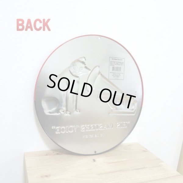 画像3: ブリキ看板 おしゃれ ビンテージ VICTOR ヴィクター エンボスメタルプレート アンティーク ガレージ レッド 赤 犬 スピーカー ロゴ　目立つ プレート 壁飾り 正規ライセンス品 アメリカン 雑貨 インテリア 可愛い サーファー カフェ 店舗 (3)