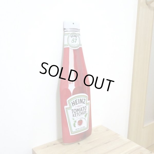 画像2: ブリキ看板 かわいい ハインツ ケチャップ レッド 赤 アンティーク ガレージ 目立つ プレート 壁飾り 正規ライセンス品 アメリカン 雑貨 インテリア おしゃれ 可愛い サーファー カフェ 店舗 (2)