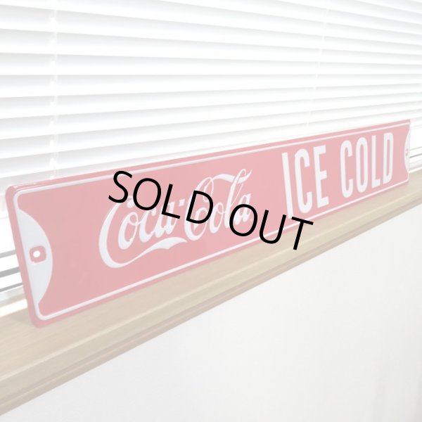 画像2: ブリキ看板 コカコーラ アンティーク ガレージ ストリートサイン プレート ロゴ 壁飾り 正規ライセンス品 アメリカン 雑貨 インテリア おしゃれ 可愛い サーファー カフェ 店舗 (2)