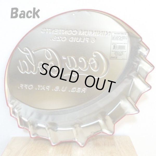 画像3: ブリキ看板 コカコーラ ボトルキャップ アンティーク ガレージ プレート 壁飾り 正規ライセンス品 アメリカン 雑貨 インテリア おしゃれ 可愛い サーファー カフェ 店舗 (3)