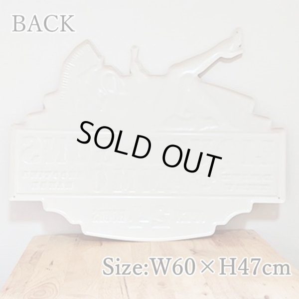 画像2: ブリキ看板 セクシー アンティーク おしゃれ アメリカン ビンテージ 壁掛け プレート 壁飾り かわいい 雑貨 大きい 可愛い インテリア サーファー カフェ 店舗 (2)