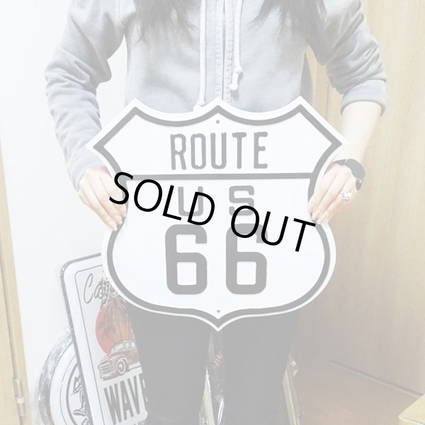 画像4: ブリキ看板 ルート66 アンティーク ROUTE 66 ガレージ 壁飾り ロゴ 正規ライセンス品 アメリカン 雑貨 かっこいい おしゃれ 可愛い サーファー カフェ 店舗 (4)