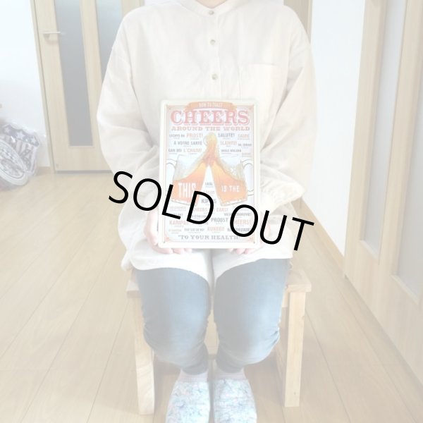 画像4: ブリキ看板 ビール ビンテージ CHEERS プレート 壁飾り 雑貨 かわいい アメリカン インテリア 可愛い サーファー カフェ 店舗 (4)