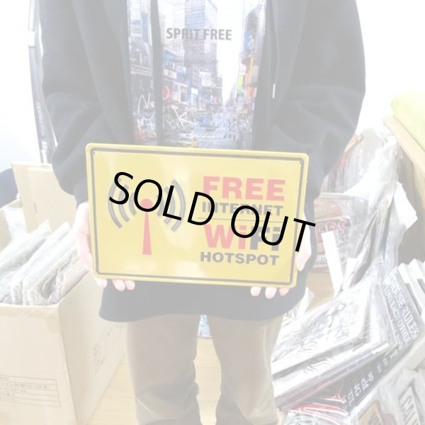 画像3: ブリキ看板 ビンテージ FREE WIFI アンティーク ガレージ プレート 壁飾り かわいい アメリカン 雑貨 インテリア 可愛い サーファー カフェ 店舗 (3)