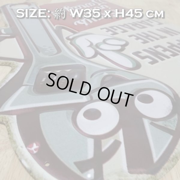 画像3: ブリキ看板 アンティーク STAYS IN THE GARAGE アメリカン 壁掛け プレート 壁飾り ビンテージ 雑貨 大きい インテリア 可愛い かわいい サーファー カフェ 店舗 (3)