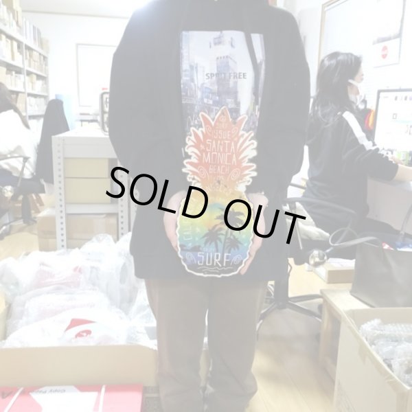 画像3: ブリキ看板 パイナップル 可愛い ビンテージ SANTA MONICA Beach ヤシの木 ビーチ アンティーク ガレージ プレート 壁飾り アメリカン 雑貨 インテリア おしゃれ かわいい サーファー カフェ 店舗 (3)