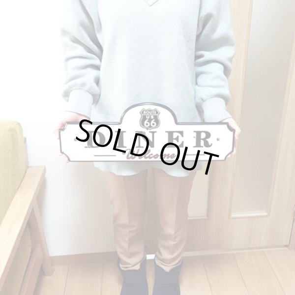 画像3: ブリキ看板 ビンテージ 66 DINER アンティーク ROUTE66 ガレージ プレート 壁飾り ダイナー アメリカン 雑貨 ルート66 インテリア おしゃれ 可愛い かわいい サーファー カフェ 店舗 (3)