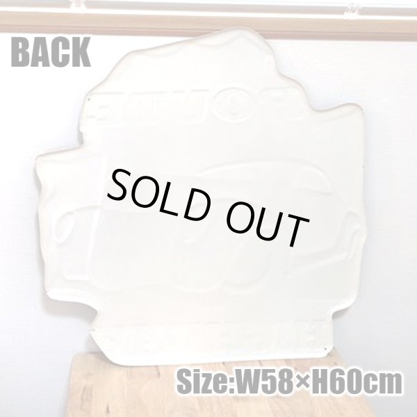 画像2: ブリキ看板 車 ビンテージ アンティーク 66 America's Highway ルート66 アメリカン 壁掛け プレート おしゃれ 壁飾り かっこいい 雑貨 大きい 可愛い インテリア サーファー カフェ 店舗 (2)