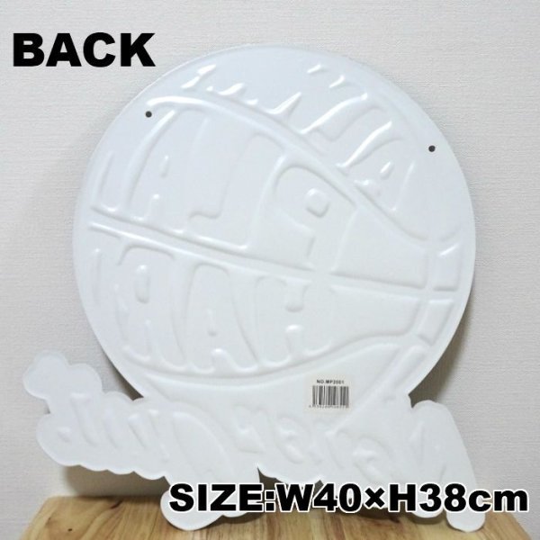 画像2: ブリキ看板 ビンテージ Never Quit&Play Hard バスケットボール アンティーク ガレージ プレート 可愛い 壁飾り アメリカン 雑貨 インテリア おしゃれ かわいい サーファー カフェ 店舗 (2)