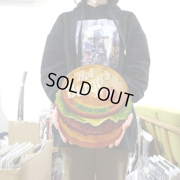 画像3: ブリキ看板 ハンバーガー 可愛い ビンテージ Hot Burgers アンティーク ガレージ プレート 壁飾り アメリカン 雑貨 インテリア おしゃれ かわいい サーファー カフェ 店舗 (3)