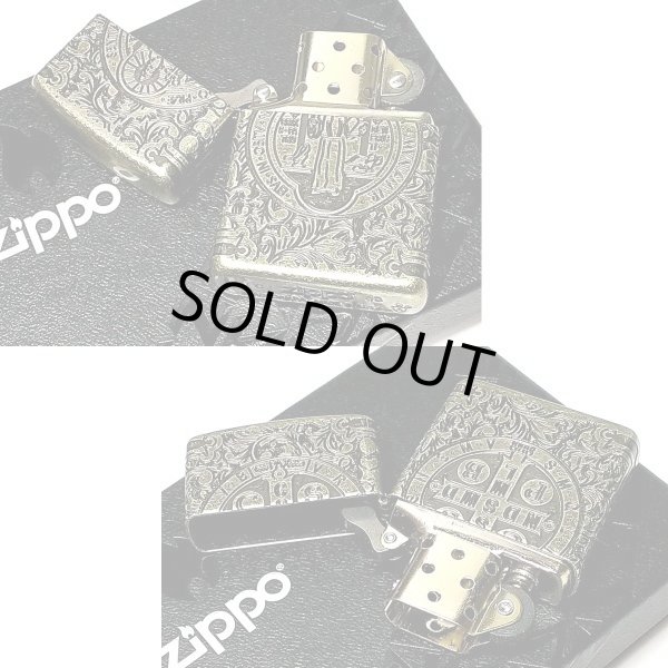 画像6: ZIPPO ライター アーマー ジッポ 4面連続彫刻 360°マルチカット アンティークブラス 映画コレクション ベネディクトデザイン メンズ ギフト プレゼント (6)