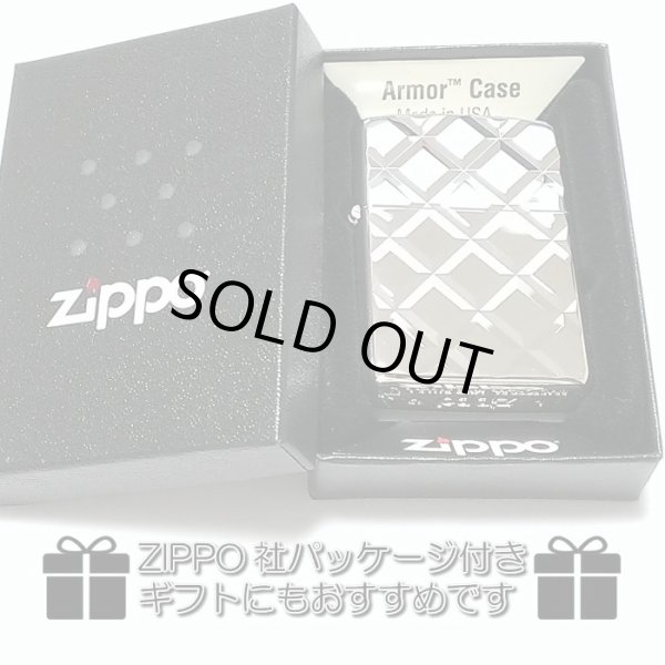 画像6: ZIPPO アーマー ジッポ ライター 深彫り ダイヤカット 鏡面仕上げ シルバー 両面同加工 かっこいい 重厚 高級 メンズ レディース ギフト (6)