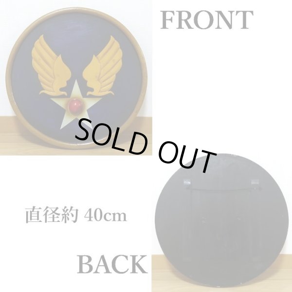 画像2: アメリカン看板 ビンテージ アンティーク ガレージ 星 羽 木製 看板 ウッド 壁飾り 大きい インテリア 壁掛け カフェ 店舗 (2)