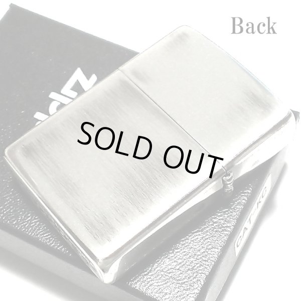 画像3: ZIPPO ライター ねこ ニャーキャット ジッポ 猫 メガネ かわいい ユニーク ネコ MEOW 可愛い 女性 シルバー イブシ仕上げ レディース メンズ ギフト プレゼント (3)