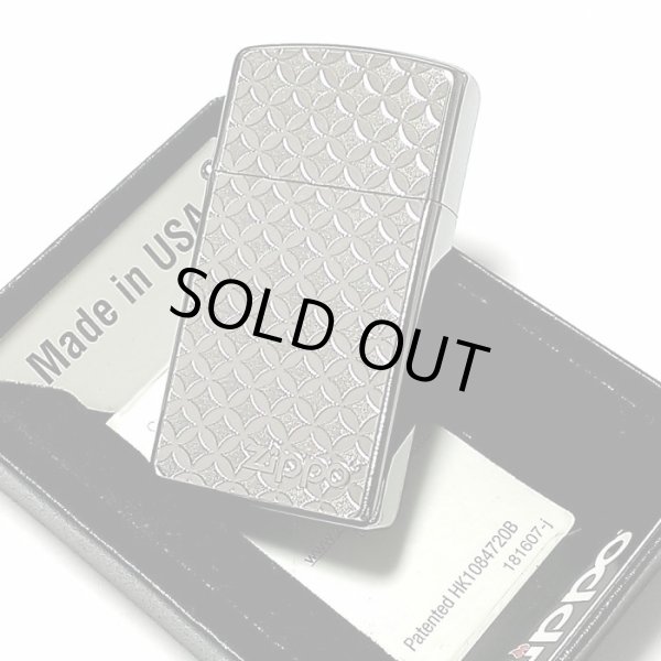 画像5: ZIPPO スリム ジッポ ライター 七宝 細密エッチング 彫刻 ニッケル鍍金 シルバー Metal Plate 女性 可愛い おしゃれ メンズ レディース (5)