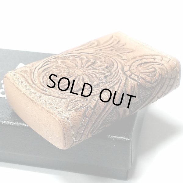 画像6: ZIPPO ライター 本革巻き ジッポ カオス シェリダンクラフト 手彫り Leather Works 牛革 ハンドメイド 彫刻 かっこいい おしゃれ ブランド メンズ 高級 ギフト (6)