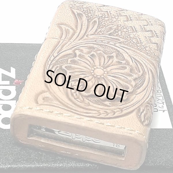 画像4: ZIPPO 革巻き ライター おしゃれ ジッポ かっこいい カオス シェリダンクラフト＆バスケット 手彫り Leather Works 牛革 ハンドメイド 彫刻 メンズ ブランド ギフト (4)