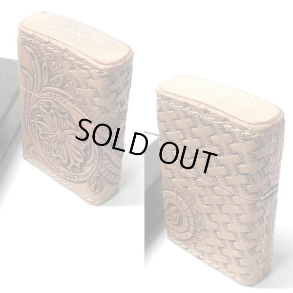 画像8: ZIPPO 革巻き ライター おしゃれ ジッポ かっこいい カオス シェリダンクラフト＆バスケット 手彫り Leather Works 牛革 ハンドメイド 彫刻 メンズ ブランド ギフト (8)