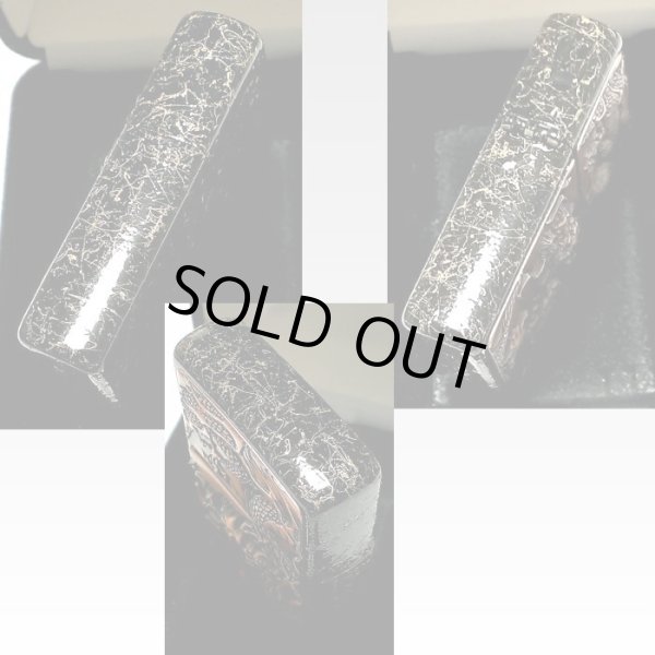 画像5: ZIPPO ライター ライズメタル 赤龍 金乱糸 黒 和柄 伝統工芸 本漆塗り ジッポ ブラック ゴールド かっこいい 竜 おしゃれ ドラゴン 高級 メンズ ギフト プレゼント (5)