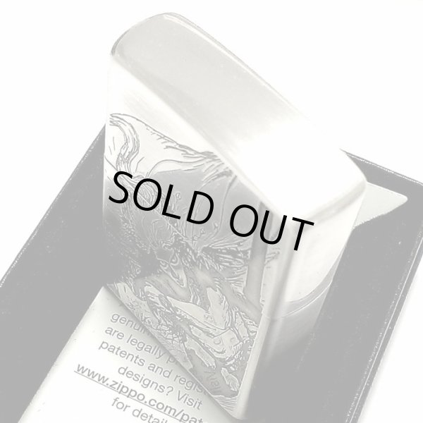 画像7: ZIPPO ライター 天野喜孝 ジッポ アンティークシルバー 銀燻し 彫刻デザイン かっこいい おしゃれ ゲーム メンズ ギフト プレゼント (7)