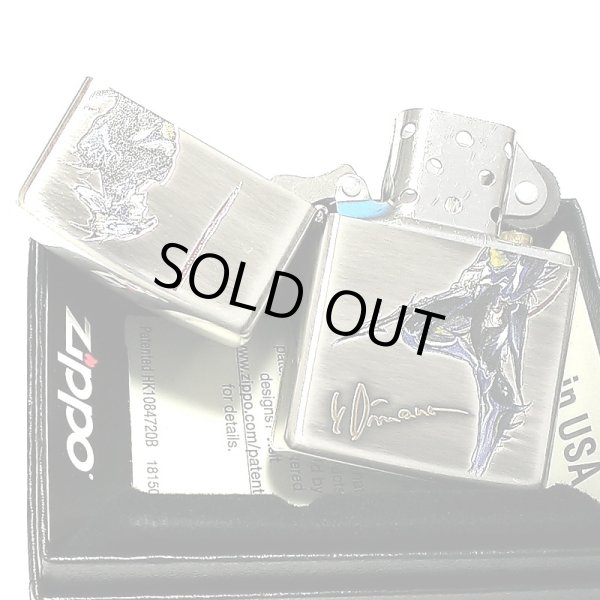画像5: ZIPPO 天野喜孝 ジッポ ライター アンティーク 銀いぶし 彫刻柄 かっこいい 重厚 おしゃれ ゲーム メンズ ギフト プレゼント (5)