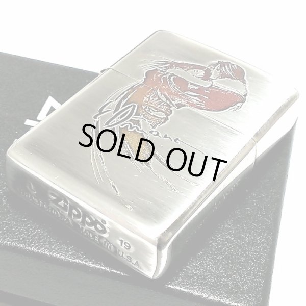 画像3: ZIPPO ライター 天野喜孝 ジッポ ゲーム 銀イブシ エッチング彫刻 アンティークシルバー かっこいい おしゃれ メンズ ギフト (3)