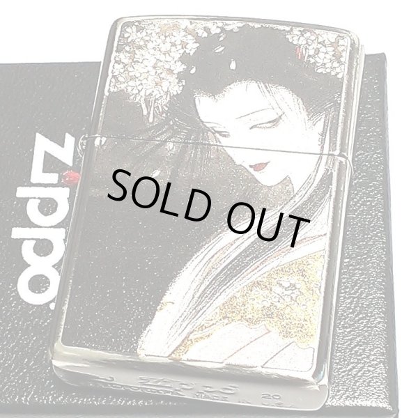 画像2: ZIPPO 天野喜孝 櫻姫 ジッポ ライター アンティーク 銀いぶし 彫刻柄 かっこいい 重厚 おしゃれ ゲーム メンズ ギフト プレゼント (2)
