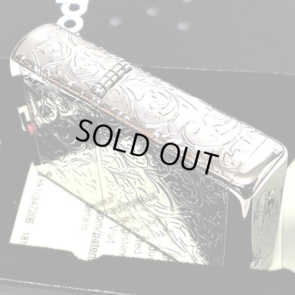 画像4: ZIPPO ライター アラベスク プラチナシルバー 限定 ジッポ シリアルナンバー入り 鏡面仕上げ 4面連続加工 高級 メンズ レディース 彫刻 かっこいい 銀 おしゃれ ギフト プレゼント (4)