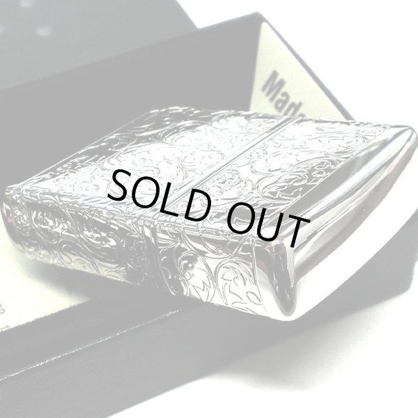 画像6: ZIPPO ライター アラベスク プラチナシルバー 限定 ジッポ シリアルナンバー入り 鏡面仕上げ 4面連続加工 高級 メンズ レディース 彫刻 かっこいい 銀 おしゃれ ギフト プレゼント (6)