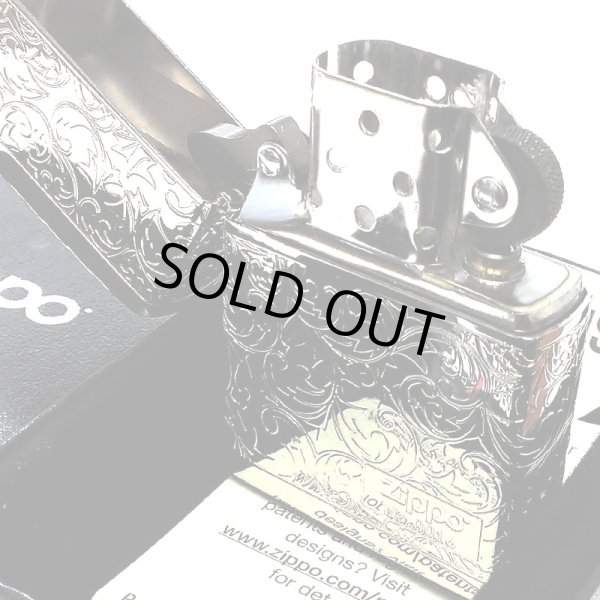 画像5: ZIPPO ライター アラベスク プラチナシルバー 限定 ジッポ シリアルナンバー入り 鏡面仕上げ 4面連続加工 高級 メンズ レディース 彫刻 かっこいい 銀 おしゃれ ギフト プレゼント (5)
