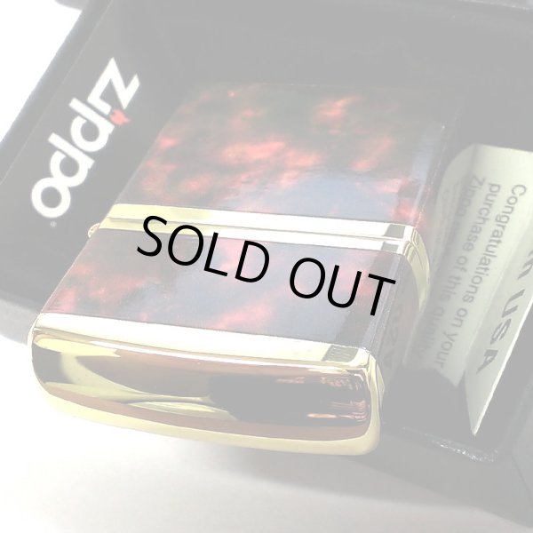 画像6: ジッポ ライター マーブル ZIPPO ロゴ ゴールド ブラウン 4面加工 金タンク Marble Logo かっこいい おしゃれ メンズ ギフト プレゼント (6)