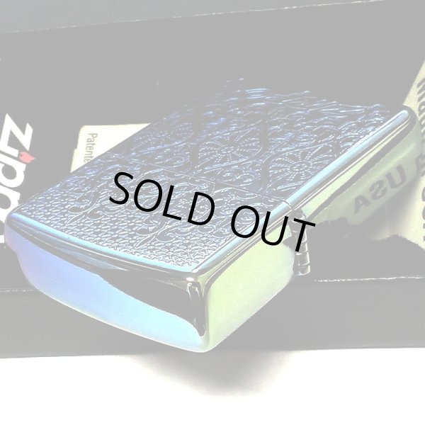 画像5: ZIPPO ライター ヨーロピアン レース 中世模様 ジッポ 両面加工 レインボー エッチング彫刻 おしゃれ チタン加工 両面別柄 レディース かっこいい 高級 メンズ ギフト プレゼント (5)