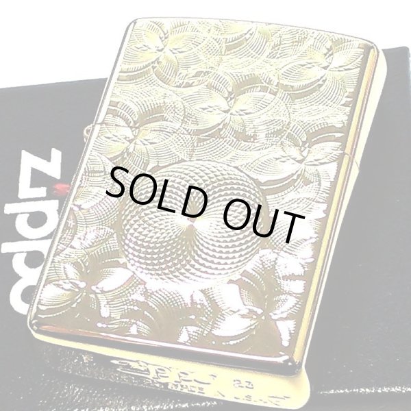 画像2: ZIPPO ライター アーマー ゴールド グリッター8 両面加工 ジッポ 重厚 NC彫刻 金タンク かっこいい ダイヤカット おしゃれ 金メッキ メンズ ギフト プレゼント (2)