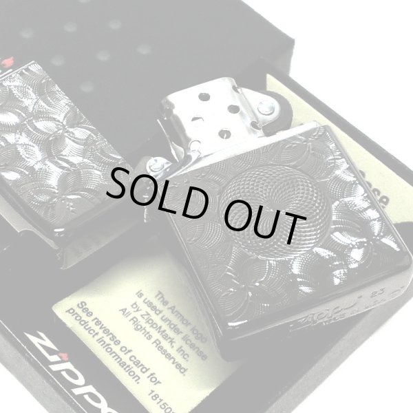 画像4: ZIPPO アーマー グリッター8 ジッポ ライター ネオブラック 重厚 おしゃれ 両面加工 NC彫刻 かっこいい ダイヤカット メンズ 黒 ギフト プレゼント (4)
