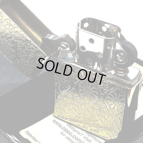 画像5: ZIPPO ヨーロピアン レース ジッポ ライター ゴールド 両面加工 エッチング彫刻 中世模様 チタン加工 両面別柄 金 レディース 高級 おしゃれ かっこいい メンズ ギフト プレゼント (5)