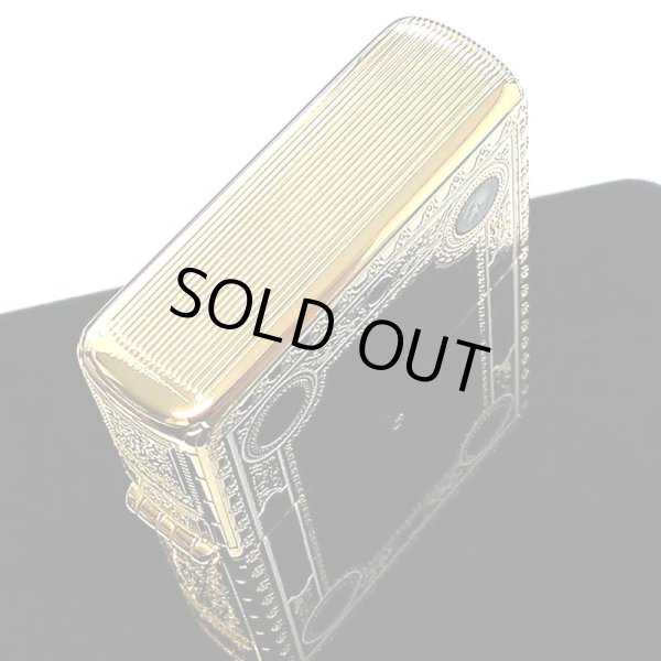 画像10: ZIPPO ライター 1937レプリカ フラットトップ ゴールド&ブルー ファンタジーブック ジッポ かっこいい 5面加工 エッチング彫刻 金青 金タンク おしゃれ メンズ プレゼント ギフト (10)